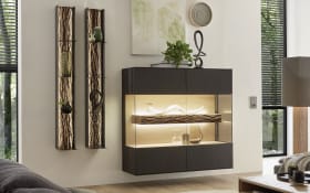 Sideboard Runa, Kerneiche natur/anthrazit