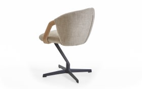 Stuhl Naturzeit Laila, sand, inkl. Drehfunktion