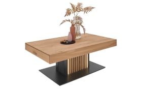 Couchtisch Selino, Birke massiv/anthrazit