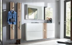 Wandgarderobe Salvo, Kerneiche/anthrazit, inkl. Beleuchtung