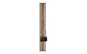 Wandgarderobe Salvo, Kerneiche/anthrazit, inkl. Beleuchtung