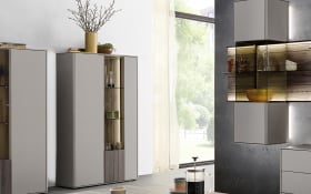 Highboard Audra, Altholzbuche/sand, rechts
