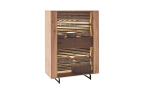 Highboard Yonna, Kerneiche Natur 