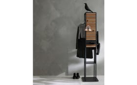 Garderobenbaum Yonna, Kerneiche/schwarz