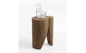 Couchtisch Yoris, Kerneiche Umato, 25 cm