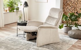 Relaxsessel Casio Relax, ecru, inkl. Körperdruck Verstellung
