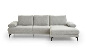 Ecksofa Kiso, alufarbig, inkl. Zubehör