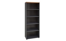 Büroregal Memphis, Graphit/Artisan Nachbildung