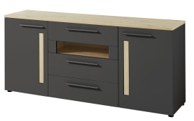 Sideboard Loft-Two, graphit supermatt