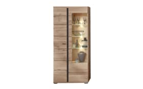 Vitrine Sonos II, Altesche/Artisan Oak Nachbildung, inkl. LED-Beleuchtung