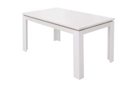 Esstisch Arktis, Eiche-Nachbildung/weiß