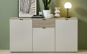 Highboard  Ina, kaschmir/Riva Eiche, 180 cm