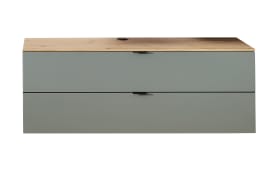 Lowboard Ina, schilfgrün/Artisan Eiche, 140 cm
