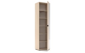 Garderobenschrank Pisa, Riva Eiche-Nachbildung, inkl. Kleiderstange