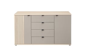 Kommode Pisa, Riva Eiche-Nachbildung/basalt