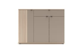Schuhschrank Pisa, Riva Eiche-Nachbildung/basalt