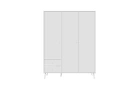 Kleiderschrank Harllson EasyKlix, weiß, 154,2 cm