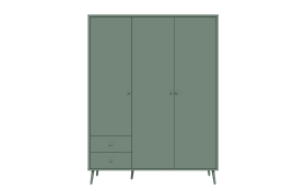 Kleiderschrank Harllson EasyKlix, salbeigrün, 154,2 cm