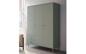 Kleiderschrank Harllson EasyKlix, salbeigrün, 154,2 cm