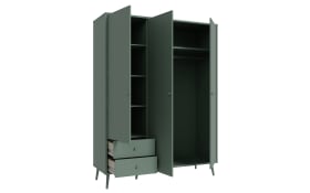 Kleiderschrank Harllson EasyKlix, salbeigrün, 154,2 cm