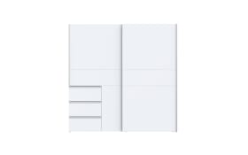 Kleiderschrank Winn2, weiß, 200 x 200,5 cm