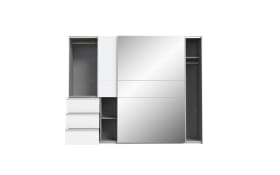 Kleiderschrank Winn2, weiß, 249 x 200,5 cm
