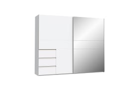 Kleiderschrank Winn2, weiß, 249 x 200,5 cm
