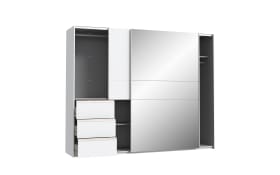 Kleiderschrank Winn2, weiß, 249 x 200,5 cm