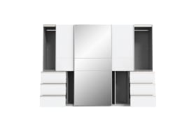 Kleiderschrank Winn2, weiß, 269,7 x 200,5 cm