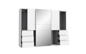 Kleiderschrank Winn2, weiß, 269,7 x 200,5 cm