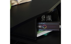 Eck-Gaming-Schreibtisch Tezaur, schwarz