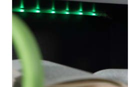 Eck-Gaming-Schreibtisch Tezaur, schwarz