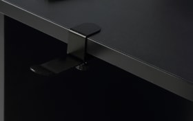 Eck-Gaming-Schreibtisch Tezaur, schwarz