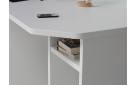 Schreibtisch Tezaur, weiß, inkl. Beleuchtung 