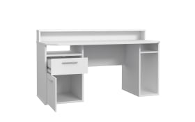 Schreibtisch Tezaur, weiß, inkl. Beleuchtung 