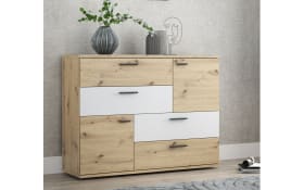 Kommode Skive, Artisan Eiche-Nachbildung/hellgrau