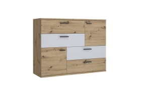 Kommode Skive, Artisan Eiche-Nachbildung/hellgrau