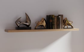 Wandregal Duro, Riviera Eiche Nachbildung, 140 cm