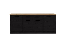 Sideboard Duro, Riviera Eiche/Cabezone Eiche-Nachbildung, 212,9 cm