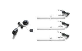 Beleuchtung Duro, warm-weiß, 64,3 cm, 3er Set