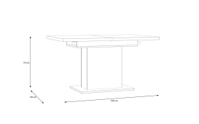 Esstisch Duro, Riviera Eiche-Nachbildung/Cabezone Eiche-Nachbildung