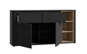 Sideboard Breathtaker, Artisan Eiche Nachbildung/schwarz