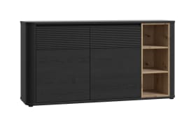Sideboard Breathtaker, Artisan Eiche Nachbildung/schwarz