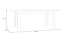 Esstisch Breathtaker, sand