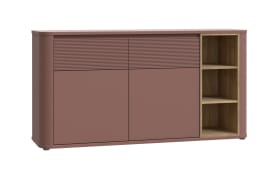 Sideboard Breathtaker, Mauvelle Eiche-Nachbildung/terracotta
