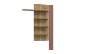 Wandregal Breathtaker, Mauvelle Eiche Nachbildung/terracotta