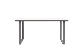 Schreibtisch Keflavik, grau/weiß, 160 cm