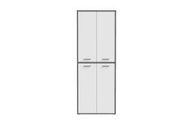 Aktenschrank Keflavik, grau/weiß