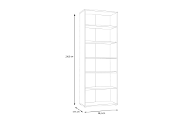 Regal Keflavik, weiß/Artisan Eiche-Nachbildung