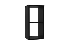 Regal Mauro, schwarz, 38,2 x 72,8 cm